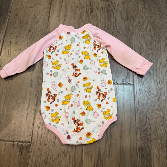 Vintage Sears Winnie the Pooh Tigger Infant Bodysuit 18 Months Long Sleeve - Picture 6 of 7